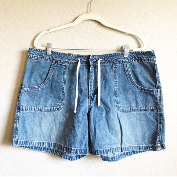 old navy blue jean shorts